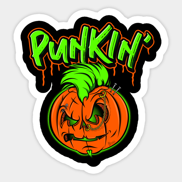 Punkin' Sticker by BrainSmash
